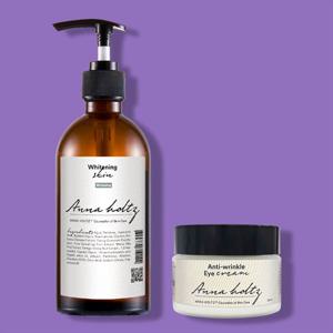 여성 여자 미백 스킨300ml 아이 크림 30ml 2종 세트 미백 주름개선 기능성 화장품