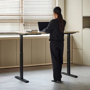 듀얼모터 높이조절 책상 모션데스크 직각커브홀 1200/1400/1600/1800