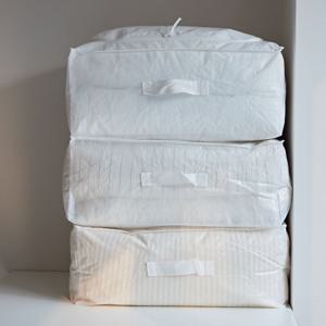 이불가방 패브릭백 정리함 이불보관함 부직포 파우치 리빙 박스 수납 보관백 3size