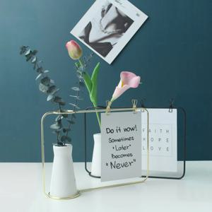 와이어 메모클립 화병_2colors