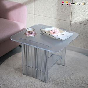 고스트 수납 사이드 협탁/투명테이블