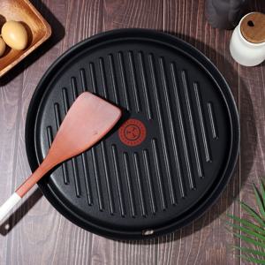 열센서로 맛있고 빠르고 건강한요리! 플래티늄 원형 그릴팬