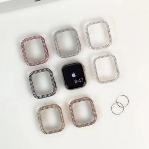 엔터콘 애플워치 더블 큐빅 베젤링 보호 범퍼 케이스