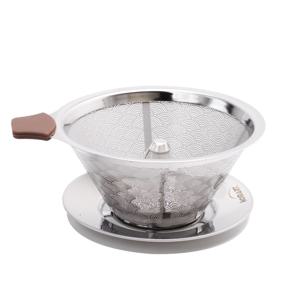 더블월 핸드드립 스텐 커피드리퍼 실버