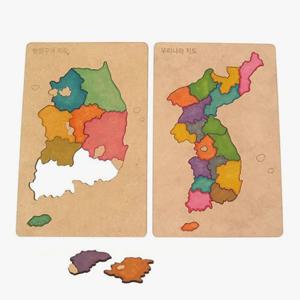 모또 나무 우리나라 지도+행정구역 2종 입체퍼즐