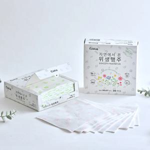 빨아쓰는 행주 뽑아쓰는 키친타올 일회용 주방 티슈 30매*2개