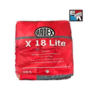 X18 시리즈 섬유보강 대형 타일접착제 타일본드 압착시공 15kg