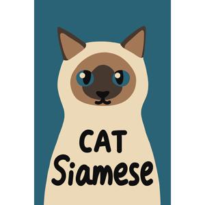 DIY 명화그리기 샴 고양이 10X15cm (거치대 포함)