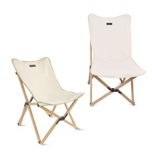 땡가격 원목 릴렉스 체어 대 아이보리 1+1 2P SET