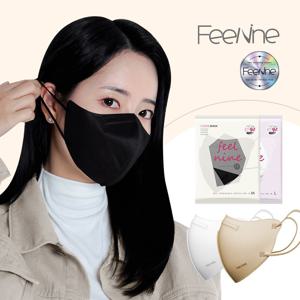 새부리형 KF94 마스크 라이트핏 2D 컬러 대형 1매입 50매