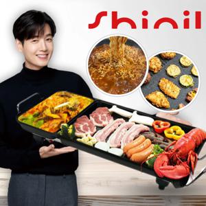 전기그릴 가정용 고기그릴 와이드 고기굽는기계