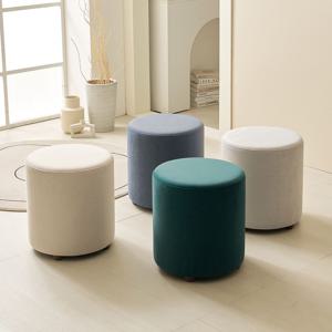 SOAP 컬러 포인트 화장대 스툴 거실 보조의자 (4color)