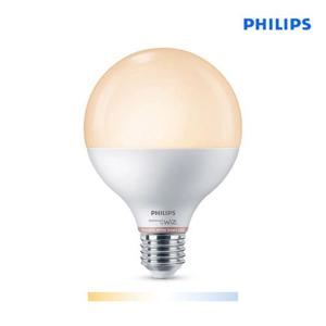 필립스 WIZ 위즈 IOT 스마트 색온도조절 볼램프 LED 11W 색온도조절 디밍 블루투스