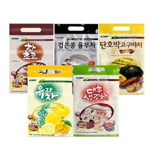 겨울차 5종모음 율무차 단호박차 핫초코 유자 대추생강차 낱개포장