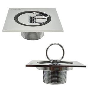 조적 욕조 유가 배수구 유가 욕조마개 50파이용 사각 실버