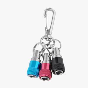 소켓홀더 3구 육각 6.35mm 열쇠고리 드라이버 비트 키홀더
