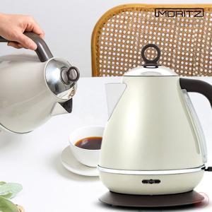 레트로 빈티지 무선 전기포트 MO-2KI370H 1.7L 대용량 전기 커피 티 주전자 포트