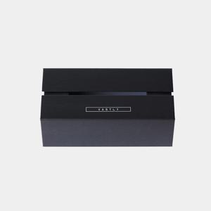 바스틀리 고급스러운 인테리어 티슈케이스 100매용 블랙