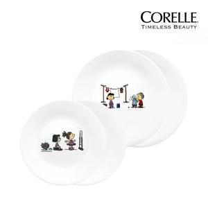 스누피 더홈 원형접시세트 4P(소접시2,중접시2)