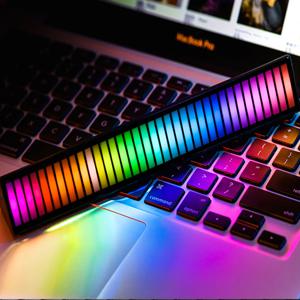 PC 이퀄라이져 LED바 인테리어조명 무드등 파티라이트 소리반응