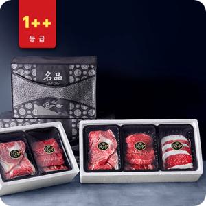 1++한우선물세트(1.2kg/3구) 산적400g+육전 400g+양지국거리 400g