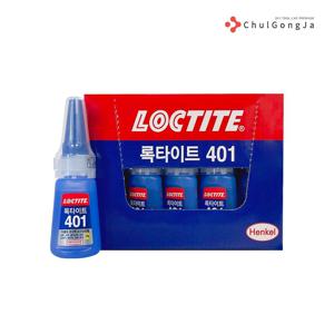 철공자 순간 접착제 401 본드 25개입 박스 가죽 고무 타일 금속 강력접착제