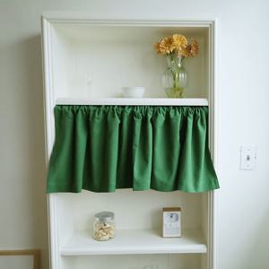 8수 린넨 100 여름 감성 주방 작은창 봉집형/벨크로 바란스 가림막 커튼 5컬러