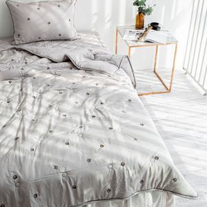 모달100% 초코베어 차렵이불 이불단품 그레이 (싱글)