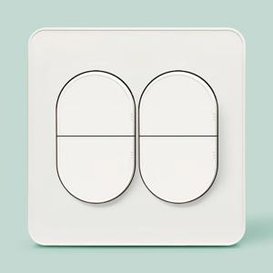 진흥J시리즈 무로고 (화이트) 스위치 중4구(하단3로)