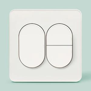 진흥J시리즈 무로고 (화이트) 스위치 중3구(하단3로)