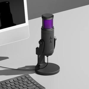 RGB USB 방송용 녹음 ASMR 콘덴서 마이크 MIC-28