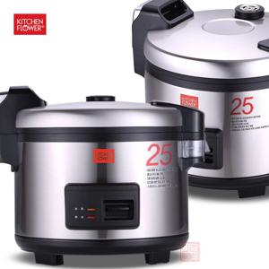 25인용 대용량 전기밥솥 KCJ-GB2500ZN 식당 업소 공장 학교 급식 전기 보온 밥솥
