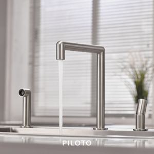 슈티에싱크1267 니켈 고급 3홀 주방수전 (색상 2종)