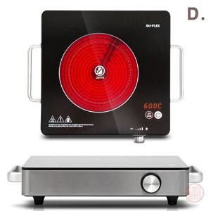 1구 하이라이트 전기레인지 DP-1803HL 2000W 급속가열 전기렌지 사무실 자취 원룸