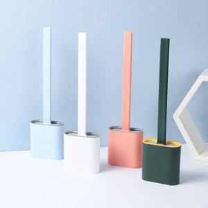 벽걸이 실리콘 화장실 변기 청소솔/욕실/틈새/브러쉬