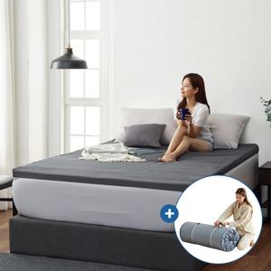 12존 침대 바닥 토퍼 손님용 매트리스 5cm MS/SS/Q+스트랩2개