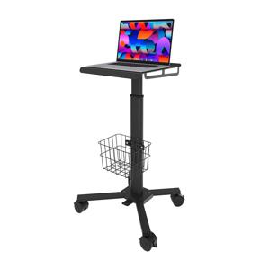 피스마운트 멀티트롤리 PMGSLB 랩탑 노트북 이동/고정식 플로어 스탠드 거치대 카트,블랙