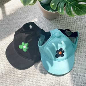 강아지모자 캡모자 애견 패션 자외선차단 대형견