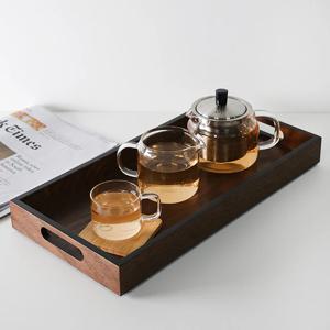 퓨어 내열유리 티포트 1인 세트, 유리다기 트레이세트 4p