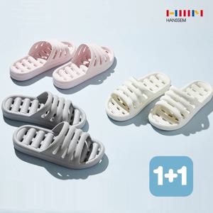 EVA 파스텔 욕실화 1+1 (3color) 물빠짐 엠보