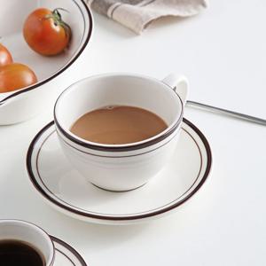 킹스인 레트로 카페 커피 아메리카노 카페라떼잔 320ml