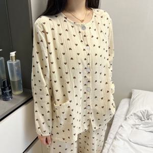 노브라OK 브라내장 브라캡 초코비 잠옷 파자마 홈웨어 2size