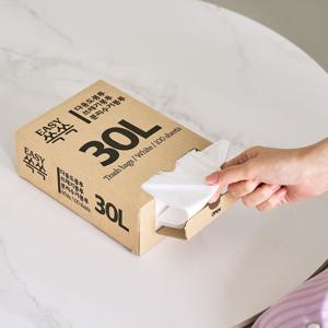 easy쏙쏙 30L 100p 배접형 다용도 분리수거 재활용 비닐 쓰레기봉투