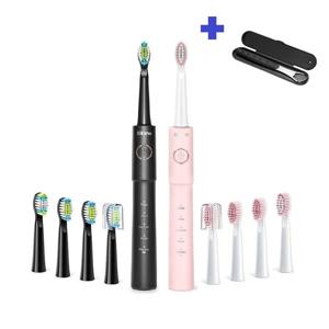 음파칫솔 E11 칫솔모8개포함 경제형 전동칫솔 혀클리너 사은품