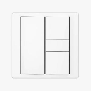 유럽형 스위치 4구 1로 단로 1x3 2개용 화이트 매입 버튼 조명 전등 인테리어