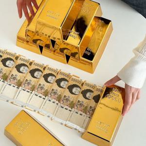 서프라이즈 골드바 코인뱅크 부모님 용돈박스 용돈상자 가정의달 어버이날 세뱃돈