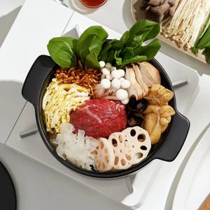 담음공방 이브라 내열냄비 블랙 21cm