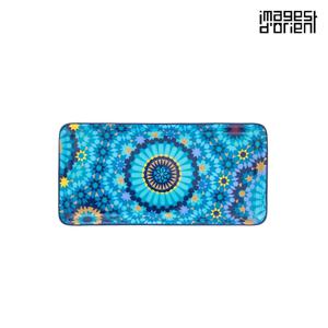 플레이트 사각접시 Moucharabieh Blue 24x12cm 1P/POR-124004