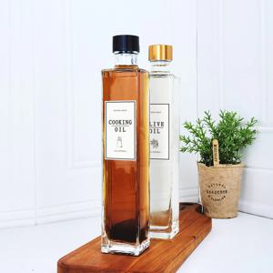 유리병 슬림사각 하바리움300ml 스크류캡