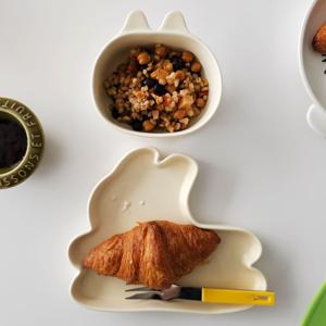 캔디 래빗 볼+플레이트 2P